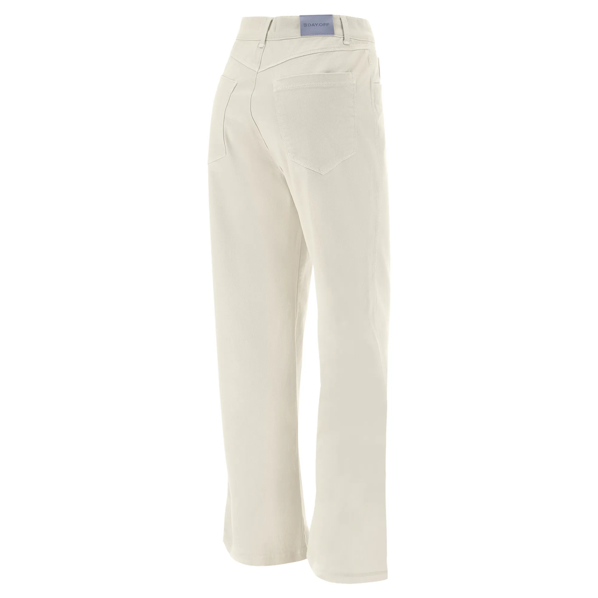 Freddy Damen Palazzo Jeans - Regular Waist Wide Leg - Garment Dyed - Direct Dyed - Beige - I38X