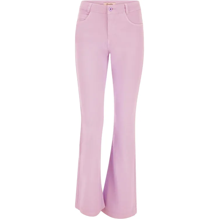 Freddy Damen Jeans - Regular Waist Flare - Garment Dyed - Direct Dyed - Pink - P89X