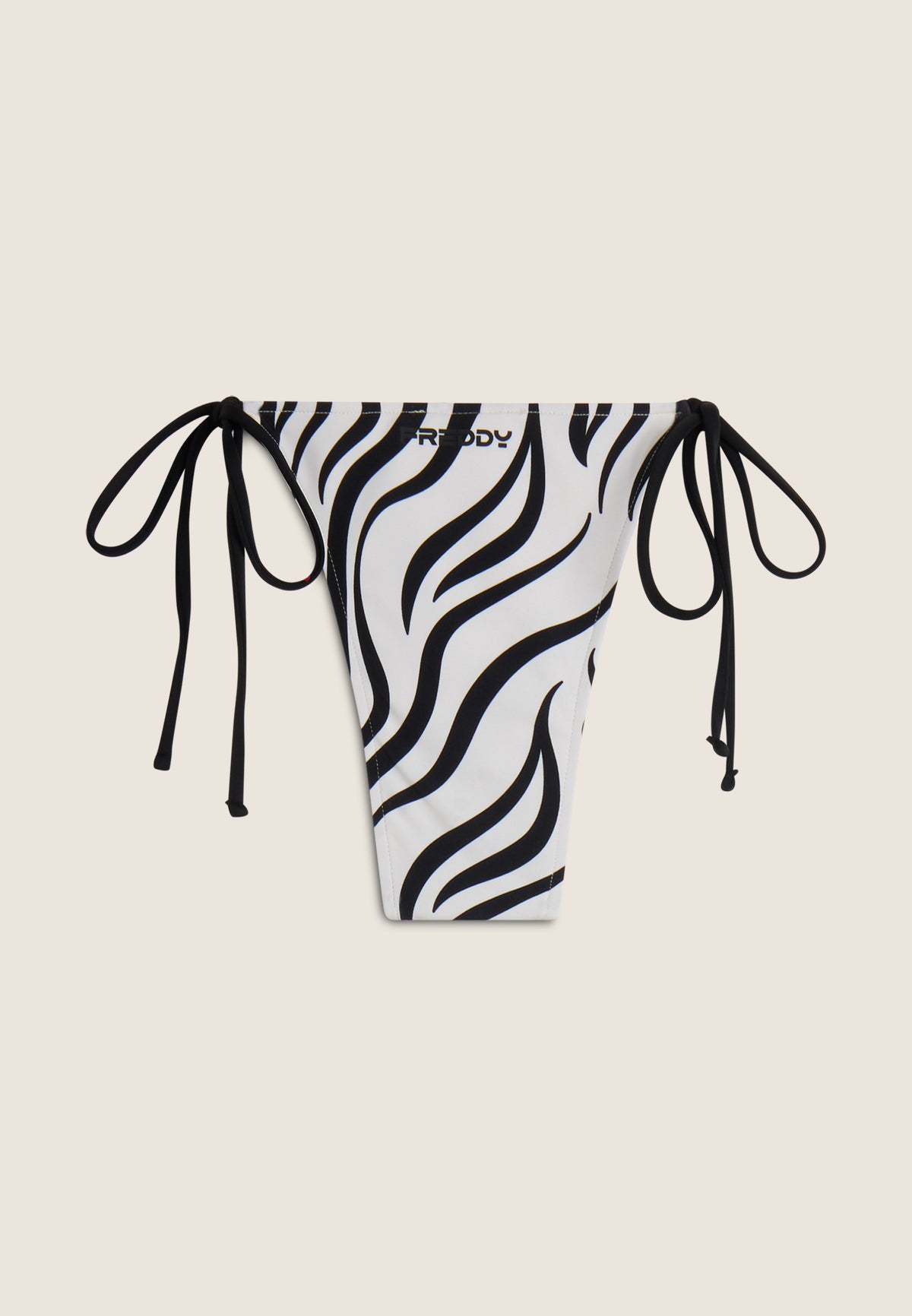 String-Bikinihose mit Zebramuster - ZEBRA