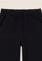 Fleece balloon trousers with faded effect - Black