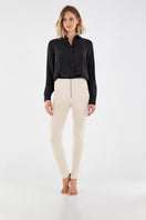 WR.UP Push-Up High Waist Skinny Pants - Rainy Day Beige