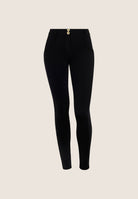WR.UP Push-Up Regular Waist Skinny Brushed Jersey Pant - Black