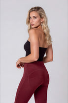 WR.UP Push-Up High Waist Skinny Pants - Cabernet Red