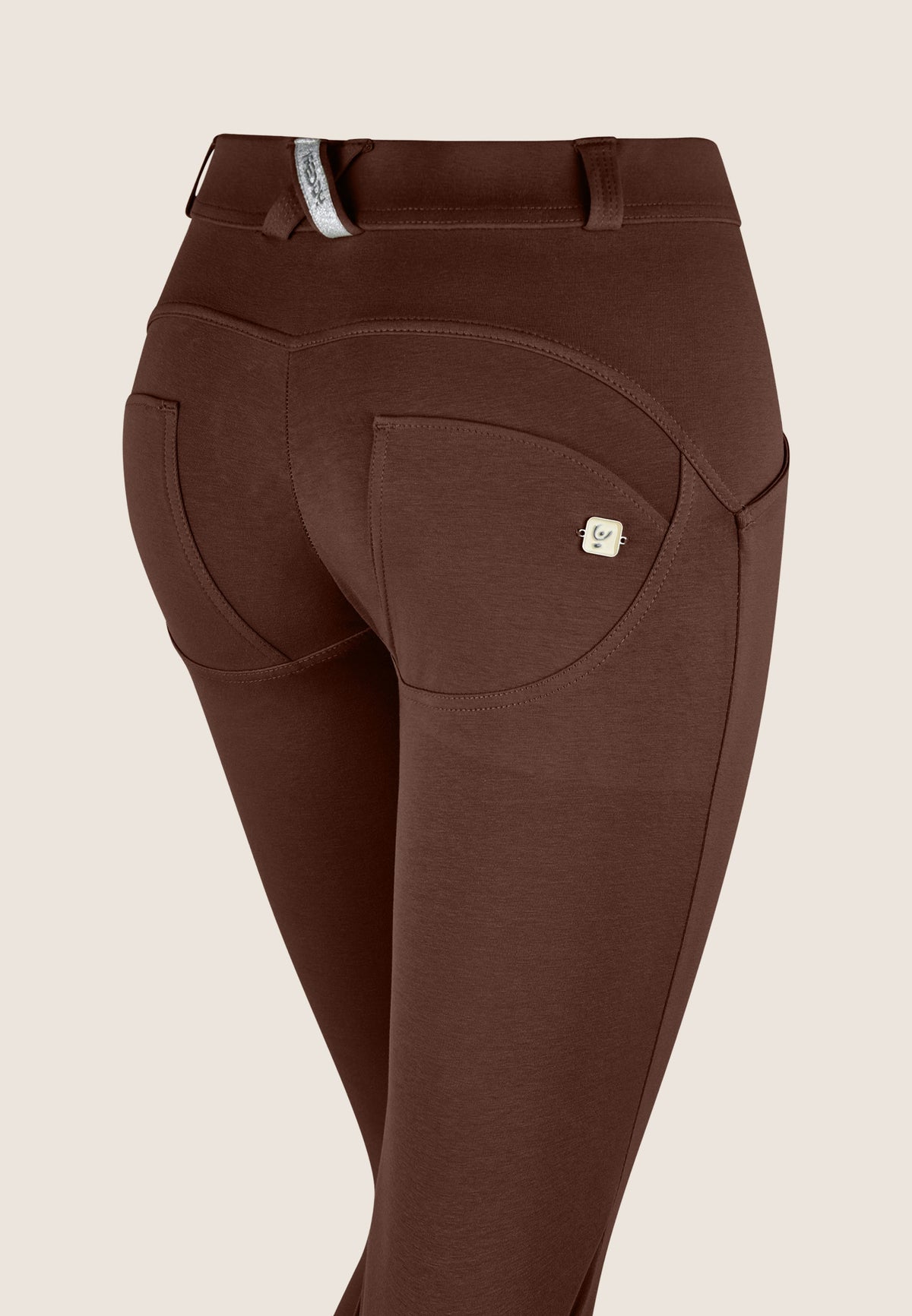 WR.UP Push-Up Regular Waist Skinny Pants - Hot Fudge Brown