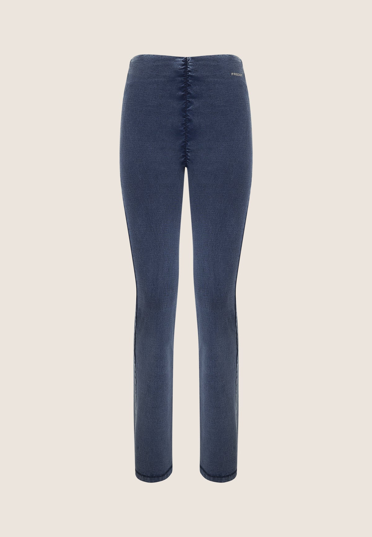 WR.UP Core Push-Up High Waist Flare Denim Jeans - Denim Medium Blue - Blue Seam