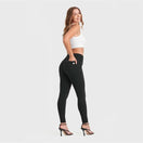 N.O.W. Comfort Mid Waist Skinny Sculpt Tech Leggings - Black